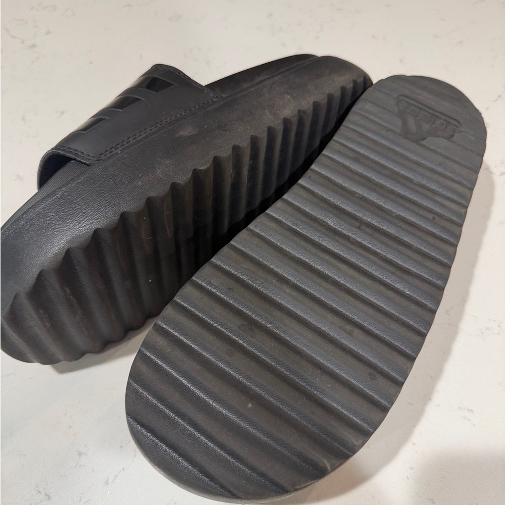adidas Black Slide Sandals - Picture 3 of 3